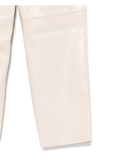 Pantalone ecopelle Lù-Lù BY MISS GRANT | LL3121LATTE